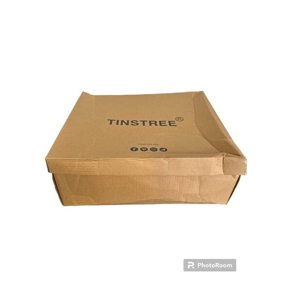 Tinstree Women's Round Toe Low Heel Slouchy Bootie Side Zipper & Buckle Strap 9 - Picture 9 of 9